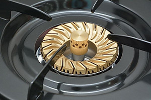 Bếp Ga Dương Đôi Rinnai RV-6Double Glass(L) - Đen- Hãng chính hãng